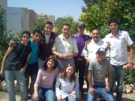 moi et la clic et prof omari et prof bour9adi